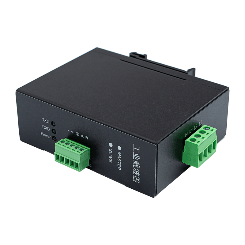 Dispositivo de comunicação de linha de energia industrial (PLC) de porta serial trifásica